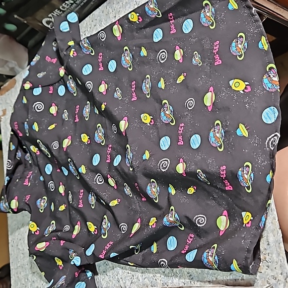 Bu-cee’s Shirt Youth Large Black Button Up Top Space Camp Print 3T - Picture 5 of 5